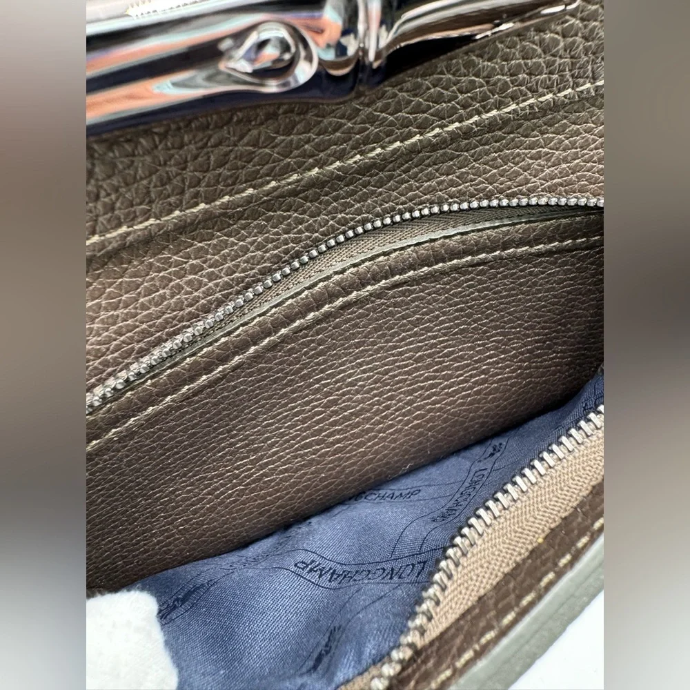Longchamp Madeleine Leather Shoulder Bag - Picture 9 of 16